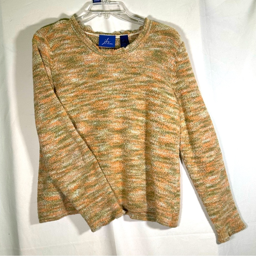 JH Collectibles Tan Sweater‎ Knit Sweatshirt Soft and Cozy Women's Size XL